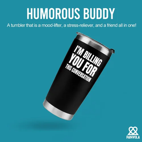 Miniatura 2 de Vaso aislado al vacío con texto en inglés "I Billing You For This Conversation Lawyer", regalo para abogado, estudiante, graduación de un compañero