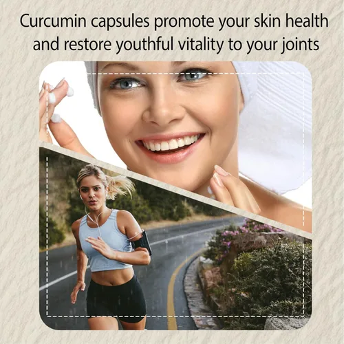 Miniatura 4 de Elm & Herb - Suplemento de curcumina de cúrcuma pura de 1,000 mg 95% curcuminoides con propóleos de abeja, jengibre, aceite MCT, vitamina C