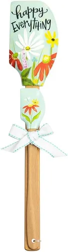 Miniatura 4 de Shannon Road Gifts Simple Inspirations Kitchen Buddies - Juego de espátulas de silicona grandes y pequeñas, 12.5 y 8.25 pulgadas, Be Happy