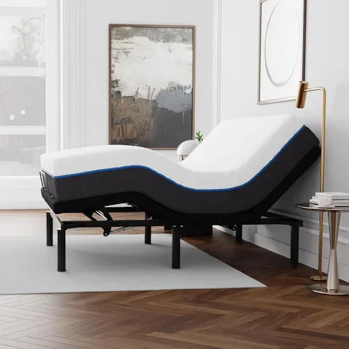 Miniatura 19 de Blissful Nights Twin XL e3 Base de Marco de Cama Ajustable con Inclinación de Cabeza y Pie, Control Remoto Inalámbrico, Fácil Montaje, Garantía