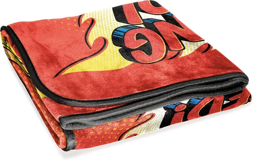 Miniatura 4 de Jay Franco Manta de felpa – 46 x 60 pulgadas para niños, manta de forro polar suave y acogedora para dormitorio y sofá, producto con licencia Rojo