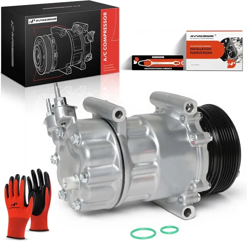 Miniatura 10 de A-Premium Compresor de aire acondicionado con embrague compatible con Mini Cooper 2007-2016, Cooper Paceman 2013-2016, Cooper Countryman 2011-2016