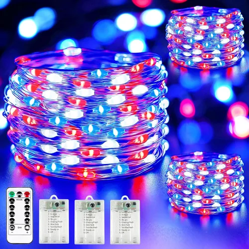Miniatura 19 de 30LED Acorn Fairy Lights Battery Operated Fall String Lights Indoor Decor Remote Control, 8 Lighting Modes, IP44 Waterproof, Timer & Dimmable