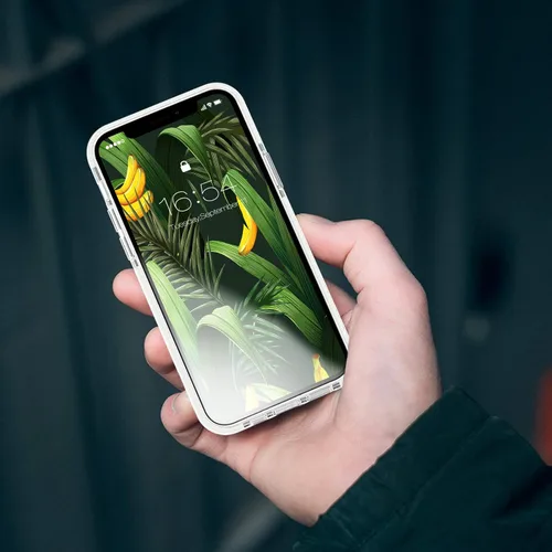 Miniatura 7 de MATEPROX Carcasa para iPhone 12 Pro e iPhone 12, transparente y delgada, a prueba de golpes y caídas, transparencia de cristal