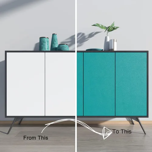Miniatura 6 de Decotalk Papel tapiz verde para despegar y pegar para gabinetes, papel de contacto verde, papel de contacto extraíble, papel autoadhesivo