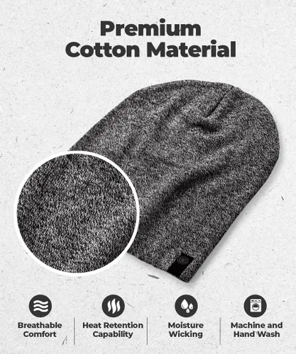 Miniatura 2 de Gorro cálido y holgado Gorro diario deliciosamente suave en cuchillo fino