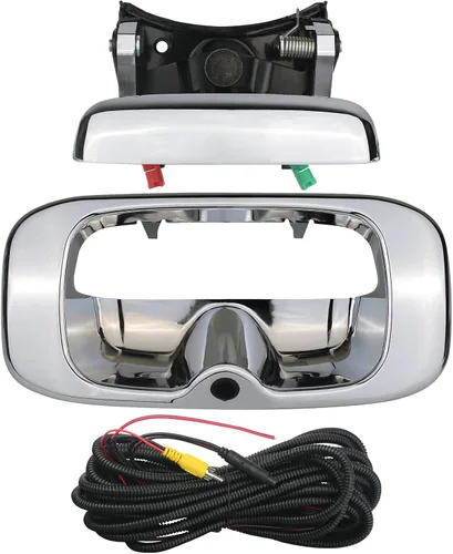 Miniatura 11 de Cámara de respaldo con manija de puerta trasera Cámara de visión trasera con manija de cierre de puerta Compatible con 1999-2007 Chevrolet Chevy
