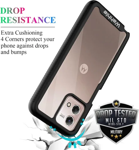 Miniatura 2 de Funda compatible con Moto G Stylus 5G 2023, protector de pantalla integrado, cuerpo completo, a prueba de golpes, ajuste delgado, funda protectora
