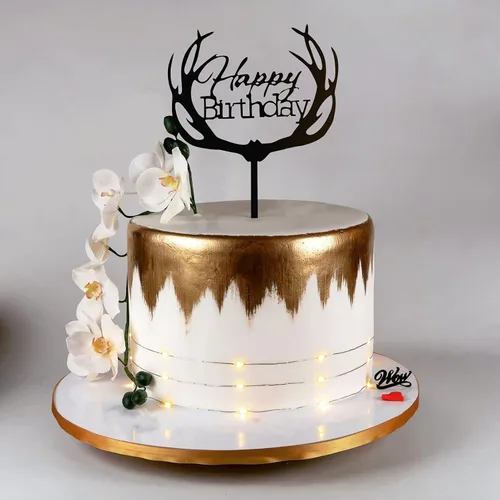 Miniatura 5 de Juego de 20 adornos acrílicos negros para tartas de cumpleaños, para niños, niñas, mujeres, hombres, suministros de decoración de fiesta