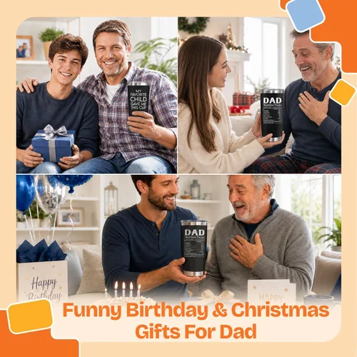 Miniatura 5 de NewEleven Regalo de Navidad para papá - Regalos de cumpleaños para papá de los niños - Regalo para esposo - Ideas de regalo de cumpleaños