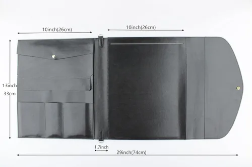 Miniatura 3 de Funda para cuaderno de bocetos, cubierta de bloc de bocetos de artista para cuaderno de bocetos de 9 x 12 pulgadas, libro de dibujo y estuche
