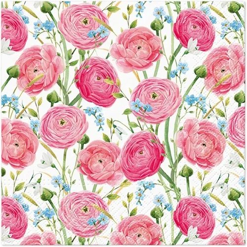 Miniatura 8 de AM Décor - 20 servilletas de papel suaves de 3 capas de papel de seda decoupage -13 x 13 pulgadas (desplegadas) (Rosalia, 13 x 13 pulgadas