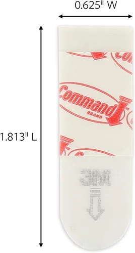 Miniatura 6 de Command Kit para colgar cuadros y tiras para colgar pósteres, pequeño, blanco, uso en interiores, 64 tiras, decora sin daños