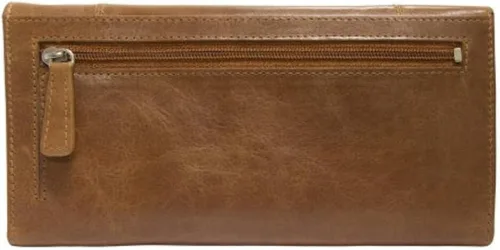Miniatura 8 de Mancini - Cartera de piel triple con seguridad RFID para mujer