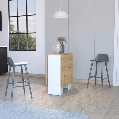 Miniatura 2 de White and Folding Dining Table