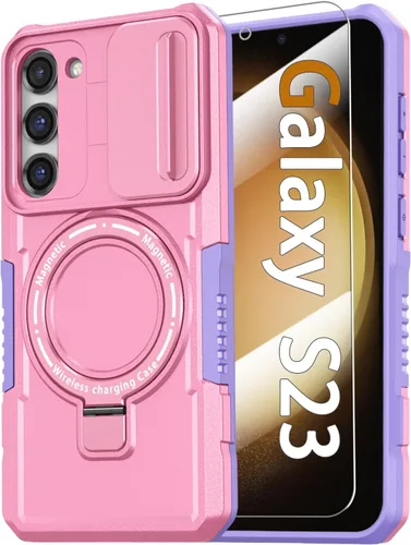 Miniatura 104 de Funda magnética para Samsung Galaxy Note 20 Ultra con soporte de anillo [con protector de pantalla] [Compatible con carga inalámbrica MagSafe] Funda