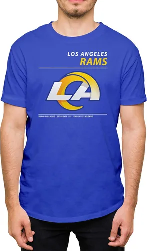 Miniatura 31 de Hybrid Sports NFL - Team Logo and Stats - Adult Unisex Short Sleeve Fan T-Shirt for Men and Women - Officially Licensed rojo