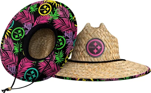 Miniatura 143 de FOCO - Sombrero de paja con logotipo de equipo universitario de NCAA y estampado floral para hombre TEAM LOGO