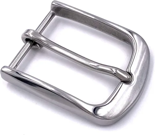 Miniatura 3 de LAXPICOL Hebilla de cinturón cuadrada de una sola punta de acero inoxidable resistente de 1.5 "(40 mm)