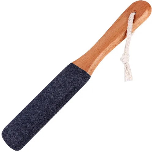 LEKESI - Lima de piedra pómez para retirar callosidades y piel muerta de los pies, herramienta para exfoliar y masajear los pies, se usa con pies