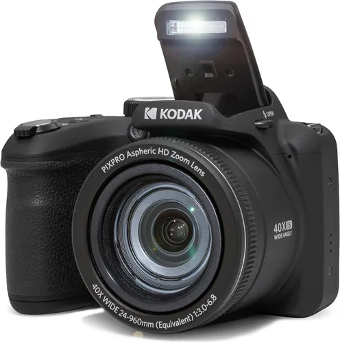 Miniatura 6 de Kodak PIXPRO AZ405 - Funda para cámara digital, color negro, para apuntar y disparar, tarjeta de memoria SD de 32 GB, baterías recargables