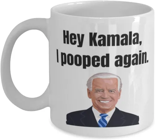 Taza de café divertida de Joe Biden, divertida Joe Biden, única para republicanos, divertida taza libertaria, antidemócrata, antiBiden, Fuck Joe