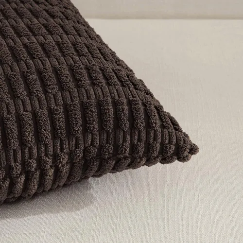 Miniatura 35 de Fancy Homi - Paquete de 2 fundas de almohada decorativas de color taupe de 22 x 22 pulgadas para sala de estar, sofá, cama, estilo rústico, bohemio