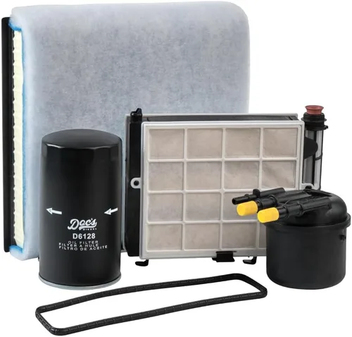 Kit de filtro Doc's Diesel DFD4625+D6128 | Compatible con Ford 6.7L Powerstroke F250, F350, F450 2017+ | Reemplaza FD4625, FL2051