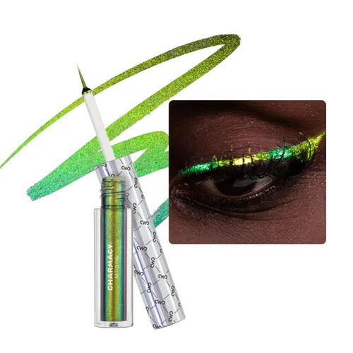 Miniatura 22 de CHARMACY Delineador Líquido para Ojos Resistente al Agua, Lápiz delineador de ojos negro intenso de larga duración con punta ultra fina, a prueba