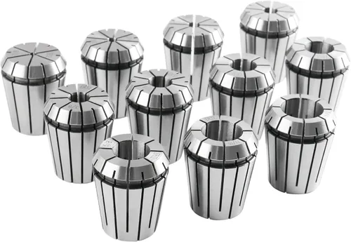 Miniatura 8 de Accusize Industrial Tools Mt2 Shank Er32 Chuck con kit de pinzas de 11 piezas, 1/8 pulgadas - 3/4 pulgadas por 16, sistema de boquilla cónica Morse