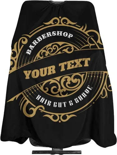 Miniatura 8 de Capa de barbero impermeable personalizada, Capa de peluquero personalizada, Añade tu texto, Capa de salón personalizada para hombres, Capa de corte