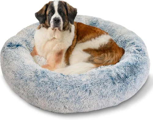 Miniatura 31 de Best Friends by Sheri - The Original Calming Donut - Cama calmante en forma de dona para perros y gatos - Pelo corto, gris, S, 23 x 23 pulgadas Gris