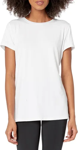 Miniatura 52 de Amazon Essentials Camiseta de manga corta con cuello redondo para mujer, de secado rápido, para entrenamiento, gimnasio, paquete múltiple