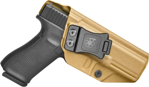 Miniatura 22 de Amberide IWB Kydex Holster for Glock 17/22 / 31/34 Gen 1-5, Concealed Carry, MOS and Non-MOS Options Available, Adjustable Cant, Posi-Click Fibra