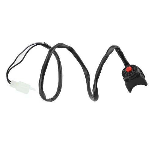 Miniatura 2 de Interruptor de bocina de manillar de motocicleta de 7/8 pulgadas, 0.866 in, interruptor de luz de parada universal para motocicleta, bicicleta, ATV