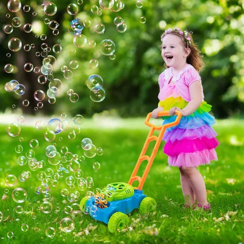 Miniatura 3 de Lydaz – Máquina de burbujas electrónicas para césped, juegos al aire libre, juguetes para niños