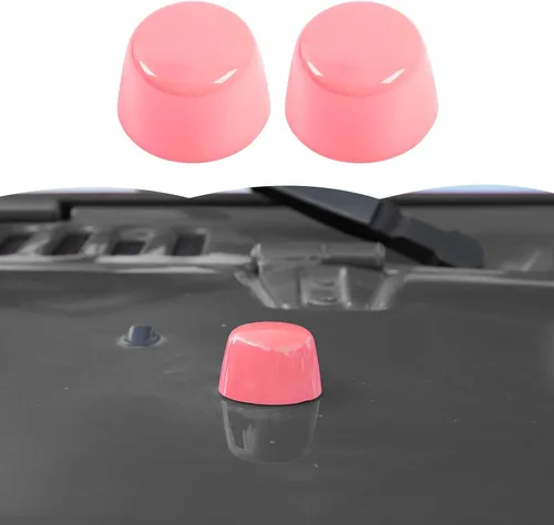 Miniatura 10 de Cubierta de Goma para Capó del Motor, Adorno de Adornos para Cuerpo de Vehículo para Jeep Wrangler JK JKU 2007-2018, Azul