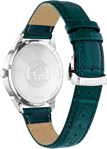 Miniatura 3 de Citizen Men's Corso Stainless Steel Eco-Drive Watch with Leather Strap