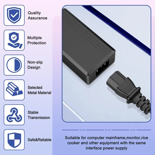 Miniatura 4 de Digipartspower Cargador de cable de alimentación de CA para ION Pathfinder 4 Altavoz portátil Ipa125