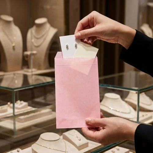 Miniatura 6 de Quotidian Baby Pink - Bolsas de papel a prueba de grasa grandes planas de 6 x 9 pulgadas (5.9 x 9.0 in), paquete de 100 unidades, sellos de monedas
