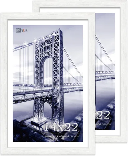 Miniatura 23 de VCK Marco de fotos de 24 x 36 pulgadas, exclusivo marco de póster grande negro para pared, galería en casa, oficina, 1 paquete