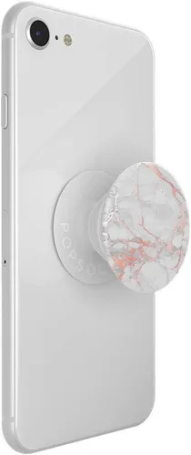 Miniatura 2 de PopSockets - Agarre para teléfono con soporte expandible, agarre adhesivo, mármol Lutz de oro rosa Mármol rosa