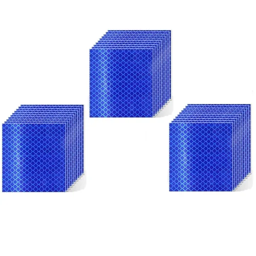 Miniatura 93 de Cinta reflectante blanca de 4 pulgadas, adhesivo de seguridad de advertencia impermeable para exteriores (10 pies)