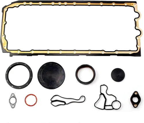AUCERAMIC 11137600482 11137548031 N54 N55 Juego de juntas de tapa de aceite Fit para 2008-2018 BMW 135i 135is 335i 335xi 335is 435i 535i 640i 740i