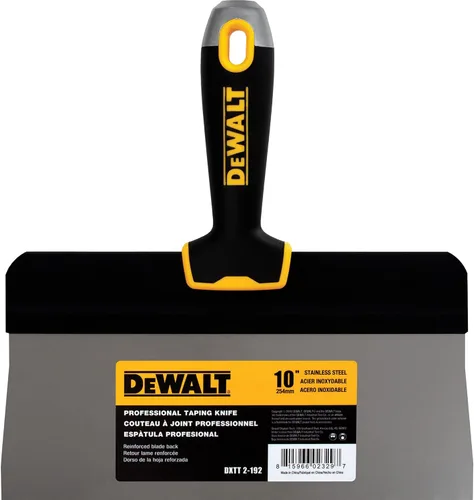 Miniatura 6 de DEWALT Cuchillo de albañilería de 35,6 cm con mango de agarre suave Acero inoxidable DXTT-2-196