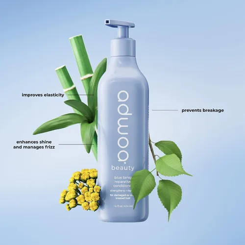 Miniatura 2 de adwoa beauty - Acondicionador reparador Blue Tansy Extractos de espirulina, bambú y cola de caballo Fortalece, previene la rotura, aumenta