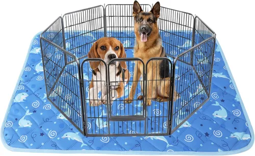 Miniatura 41 de IEUUMLER EU007 - Almohadillas lavables para perros, paquete de 2, antideslizantes e impermeables, reutilizables, para entrenamiento de cachorros