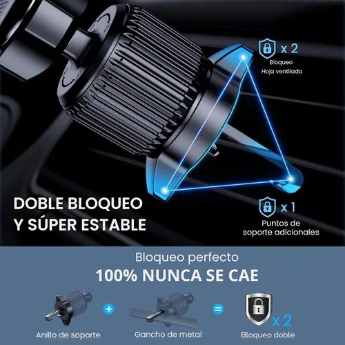 Miniatura 2 de Soporte de teléfono para coche, soporte de teléfono celular manos libres, soporte para ventilación de automóvil, soporte para automóvil, compatible