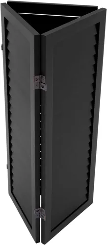 Miniatura 7 de Divisor de habitación de 3 paneles de 2.66 pies/32 pulgadas, pantalla de privacidad plegable de madera, pantallas de privacidad plegables
