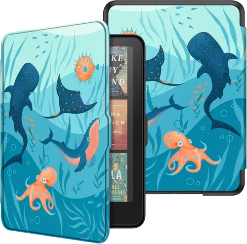 Miniatura 18 de Fintie Funda para Kindle Paperwhite de 7" (12ª generación, 2024) y Kindle Colorsoft - Funda protectora de piel sintética delgada y ligera
